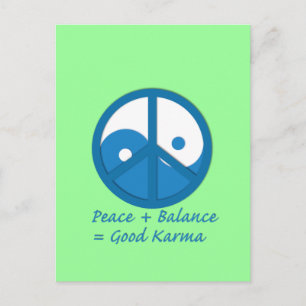 Cartão Postal Equação para o Bom Karma