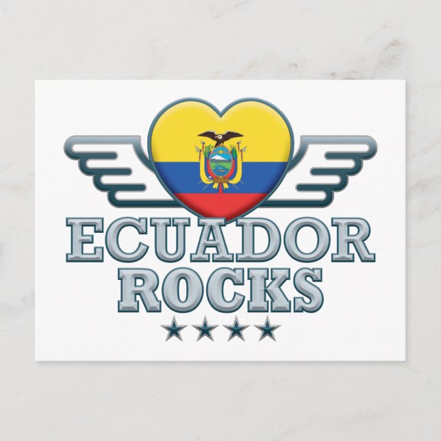 Cartão Postal Equador Rocks v2 (Frente)
