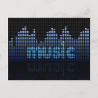 Equalizador Digital Música Onda Parede