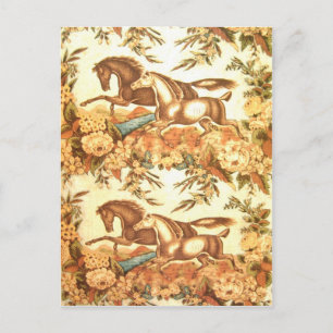 Cartão postal Equestre Vintage Equestrian Horse 3