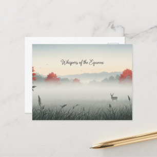 Cartão Postal Equinócio de Queda