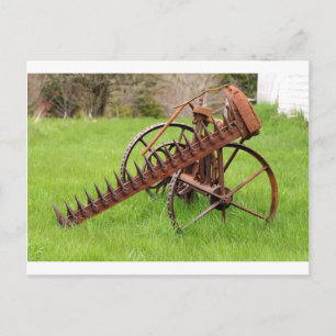 Cartão Postal Equipamento de Fazenda antigo