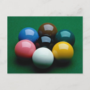 Cartão Postal Equipamento de snooker