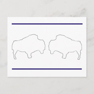Cartão Postal Equipe Buffalo