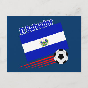 Cartão Postal Equipe de futebol de El Salvador