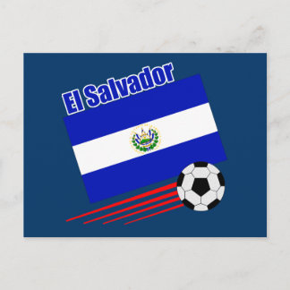 Cartão Postal Equipe de futebol de El Salvador