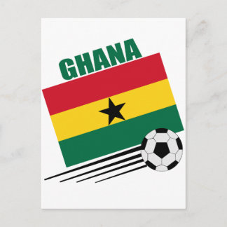 Cartão Postal Equipe de futebol do Gana
