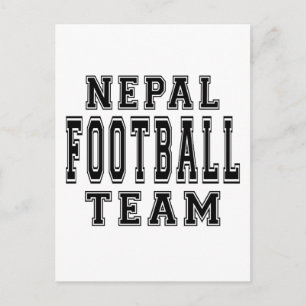 Cartão Postal Equipe de futebol do Nepal