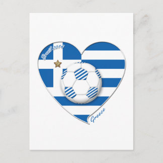 Cartão Postal Equipe de futebol "GRÉCIA". Futebol de Fútbol Grec