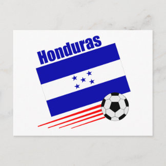 Cartão Postal Equipe de futebol hondurenho