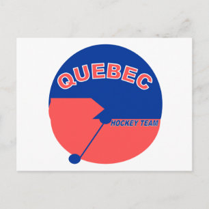 Cartão Postal Equipe de Hóquei do Quebec
