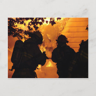 Cartão Postal Equipe do Bombeiro
