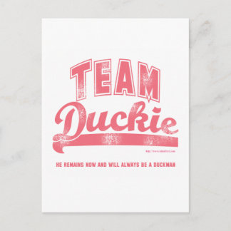 Cartão Postal Equipe Duckie