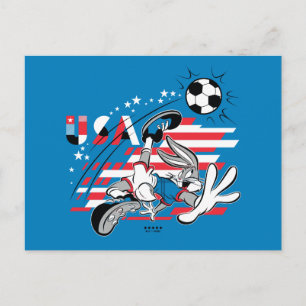 Cartão Postal Equipe EUA de Futebol Gráfico do BUGS BUNNY™