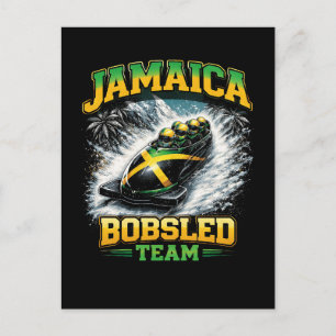 Cartão Postal Equipe Jamaicana de Bobslê