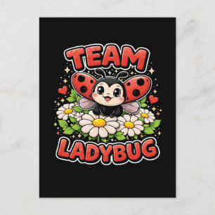Cartão Postal Equipe Ladybug