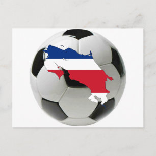 Cartão Postal Equipe Nacional da Costa Rica