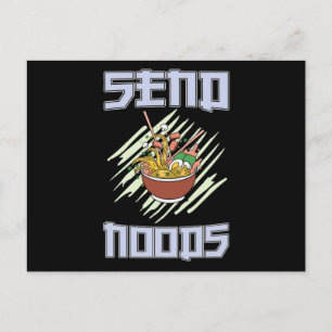 Cartão Postal Equipe Ramen Lover   presente perfeito