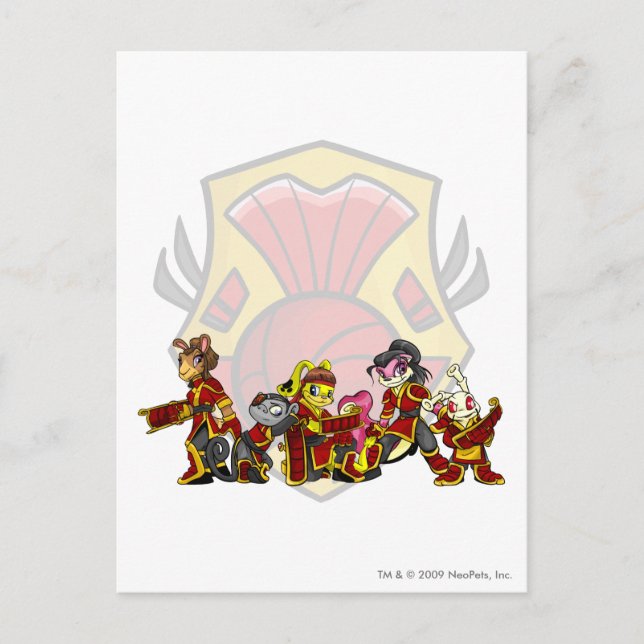 Cartão Postal Equipe Shenkuu (Frente)