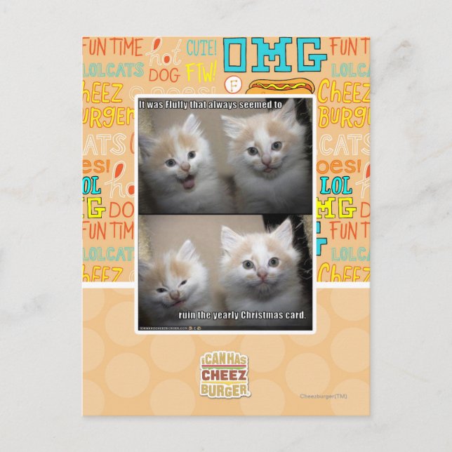 Cartão Postal Era Fluffy (Frente)