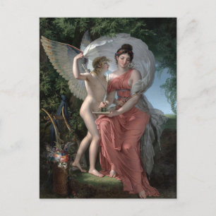 Cartão Postal Erato Musa da Poesia Lírica por Charles Meynier