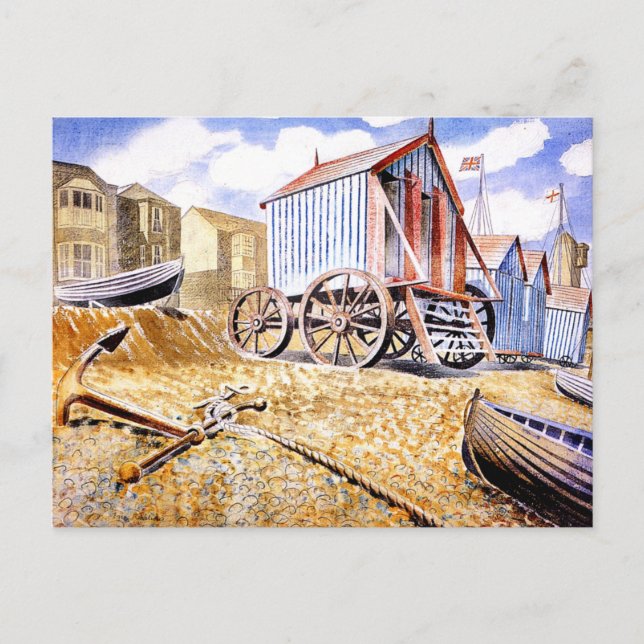 Cartão Postal Eric Ravilious - Adelburgh (Frente)