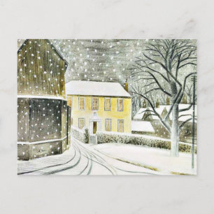 Cartão Postal Eric Ravilious - Hallstead Road em Snow,