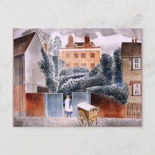 Cartão Postal Eric Ravilious trabalho de arte, Castle Hedingham,