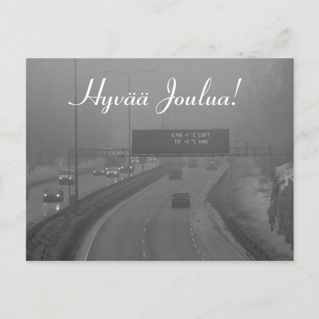 Cartão Postal Erilainen joulukortti (Frente)