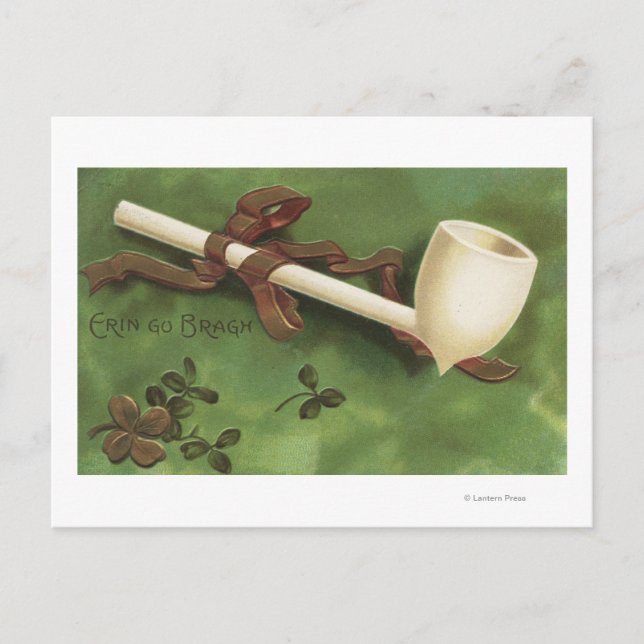 Cartão Postal Erin Go Bragh, Ivory Pipe (Frente)