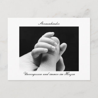 Cartão Postal Erinnerungspostkarte Sternenkinder