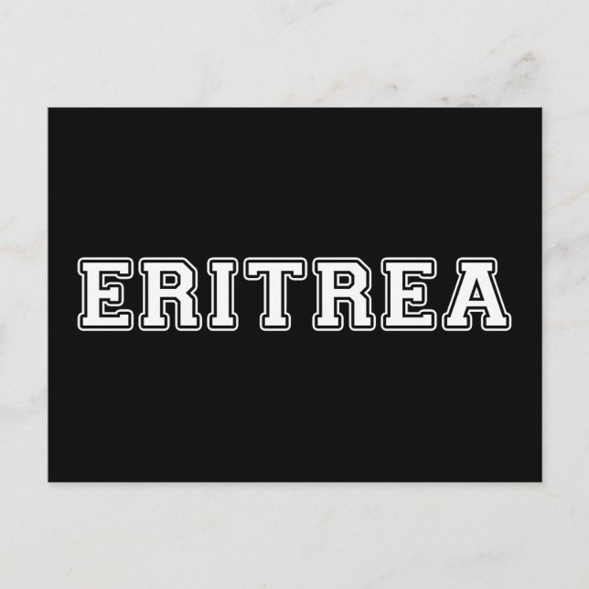 Cartão Postal Eritreia (Frente)