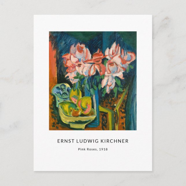 Cartão Postal Ernst L. Kirchner - Arte Moderna Colorida (Frente)