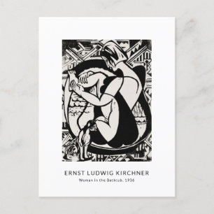 Cartão Postal Ernst L. Kirchner - Arte Moderna Negra e Branca