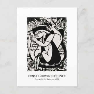 Cartão Postal Ernst L. Kirchner - Arte Moderna Negra e Branca