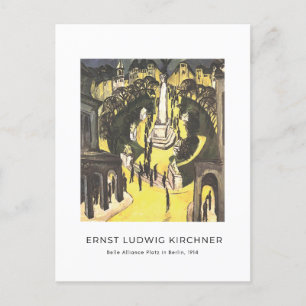 Cartão Postal Ernst L. Kirchner - Belle Alliance Platz em Berlim