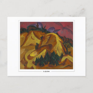 Cartão Postal Ernst Ludwig Kirchner #355 - Cartão-postal de arte