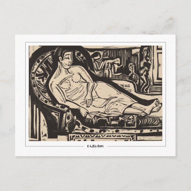 Cartão Postal Ernst Ludwig Kirchner #481 - Cartão-postal de arte (Frente)