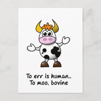 Cartão Postal Err É Humano