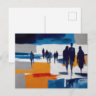 Cartão Postal Errantes Pós-Tempestade – Figuras Abstratas