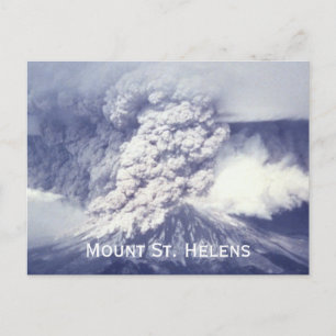 Cartão Postal Erupção do Monte St. Helens, 18 de maio de 1980