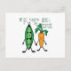 Cartão Postal Ervilhas e Cenouras (Frente)