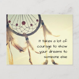 Cartão Postal Es braucht viel Mut