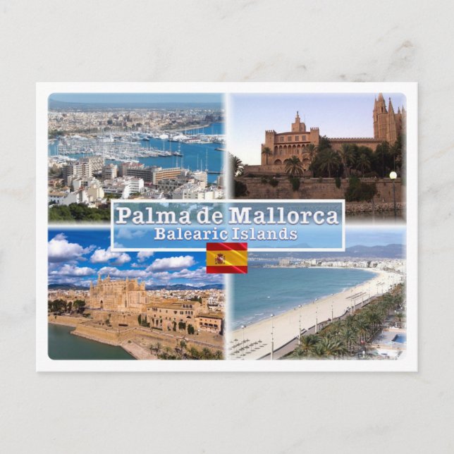 Cartão Postal ES Ilhas Baleares - Maiorca - Palma - (Frente)