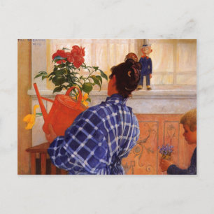 Cartão Postal Esbjorn Trings Karin Violets