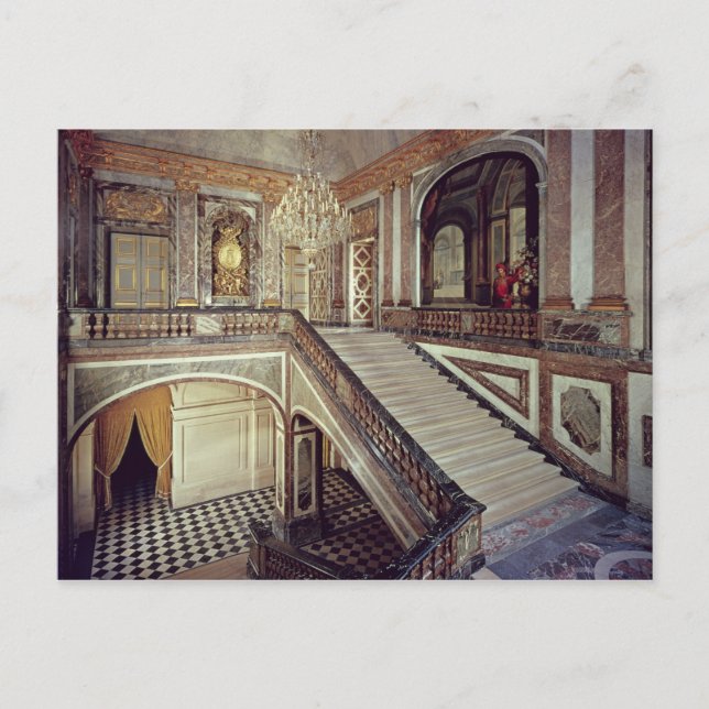 Cartão Postal Escada da Rainha, c.1679 (Frente)