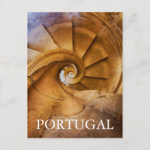 Cartão Postal Escadaria em espiral descendente, Portugal