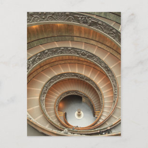 Cartão Postal Escadaria no Museu Vaticano