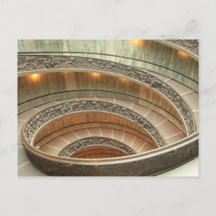 Cartão Postal Escadaria no Museu Vaticano