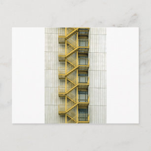 Cartão Postal escadas amarelas